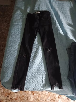 Pantalón vaquero negro niña talla 13/14 años