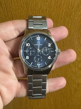 Reloj Casanova Plateado y Azul