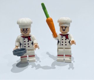 Set di 2 Minifigure LEGO Compatibili Cuochi