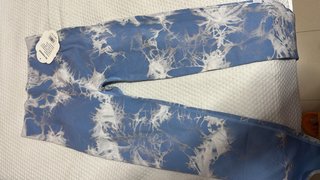 Mallas Deportivas Azules y Blancas talla L/XL