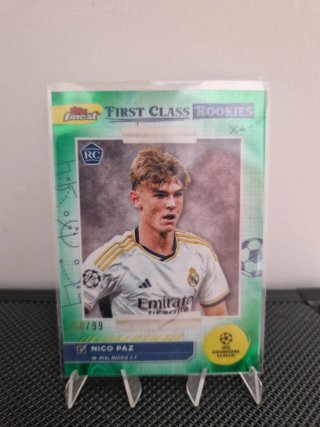 Carta Topps Finest Nico Paz First Class Rookie