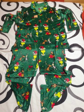 Pijama Polar Grinch Verde