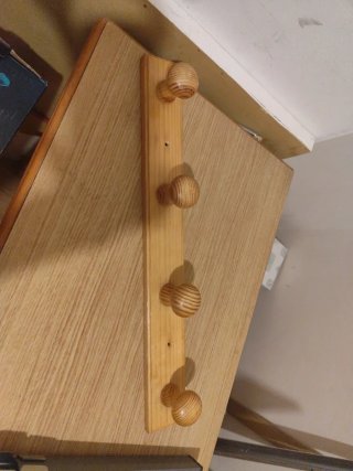 Perchero de Pared de Madera 49.5 cm
