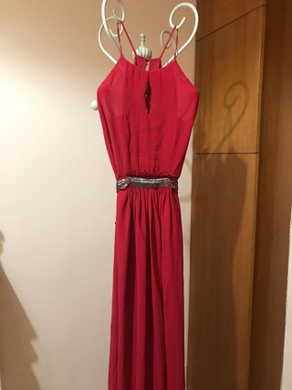 Vestido largo de fiesta Tintoretto granate