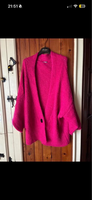 Chaqueta de punto gordo mujer