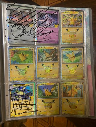 6 Carte Pokémon Pikachu - Celebrazioni 30°