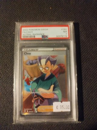 Carta Pokémon Choy PSA 7 Astral Radiance