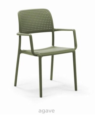 Silla Bora con brazos exterior hostelería