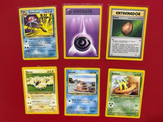 Lote 5 Cartas Pokémon Neo Genesis