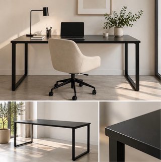 Mesa de Escritorio Jysk Negra • NUEVA