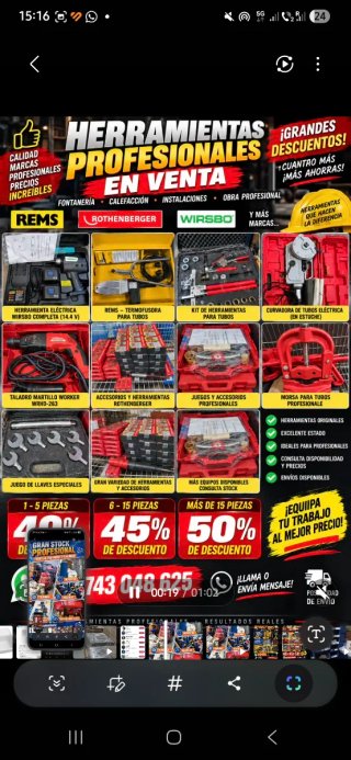 Herramientas Profesionales para Instalaciones