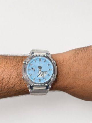 Reloj Casio G-Shock GA2100 skeleton Azul