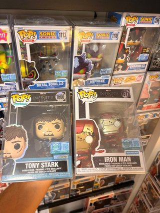 Pack 2 Figuras Funko Pop! Iron Man y Tony Stark