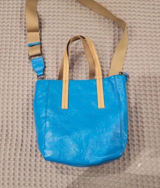 Bolso Parfois Azul y Beige