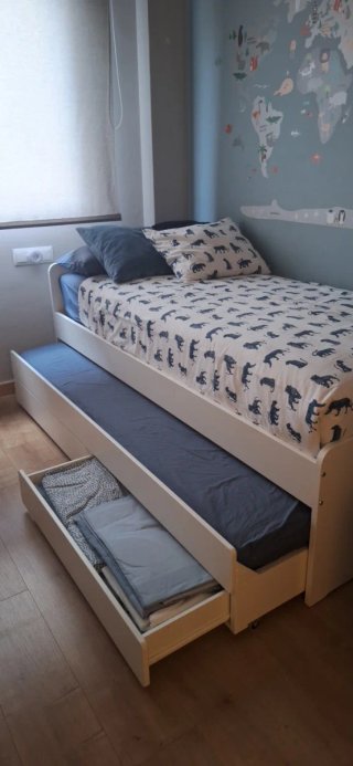 Estructura de cama doble de 90 SLÄKT IKEA