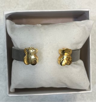 Pulsera oro y acero, es divina