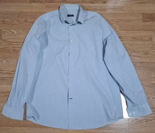 Camisa de vestir Dustin azul talla L