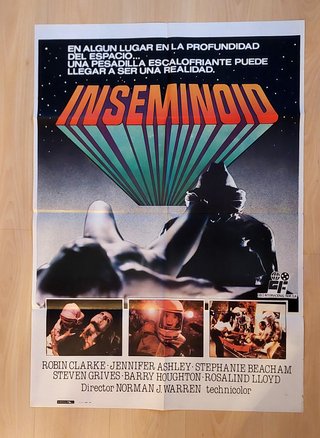 Cartel Original Película Inseminoid (1981)
