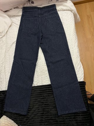 Vaqueros Bershka Azul Oscuro Talla 36