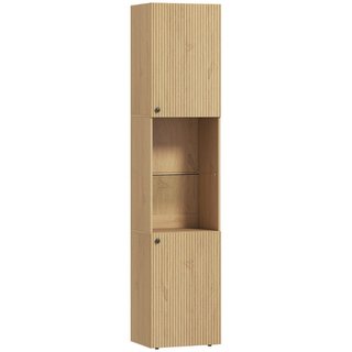 Columna Baño Slim 6 Repisas, 2 Puertas, Compartime