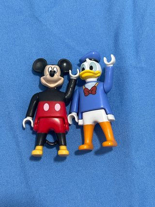 Figuras de Mickey y Donald