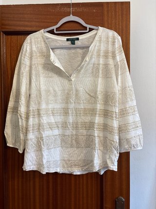 Camiseta Ralph Lauren Blanca Talla XL