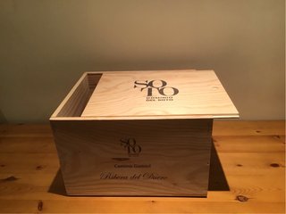 Caja de Madera con tapa corredera alto especial