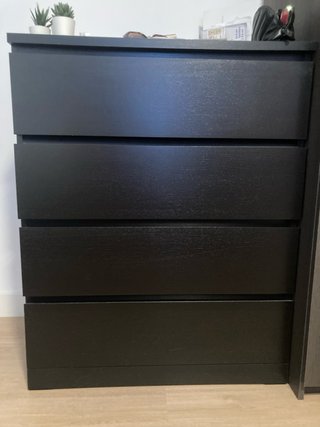 Cómoda MALM IKEA Negra