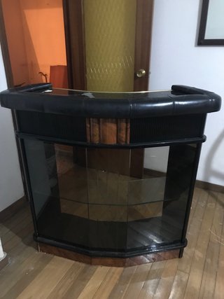 Mueble Bar de Madera y Cristal Martin