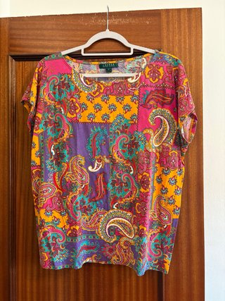 Camiseta Ralph Lauren Estampada Talla L