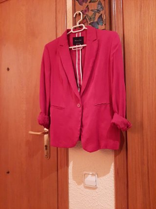 Blazer Fucsia Massimo Dutti