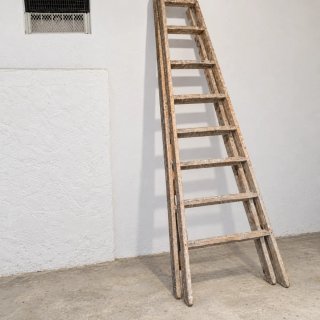 Escalera de obra de Tijera de Madera 7 Peldaños