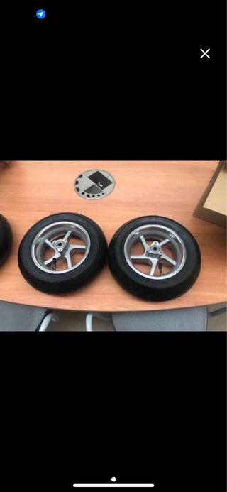 Juego de 2 Ruedas para Minimoto 6,5