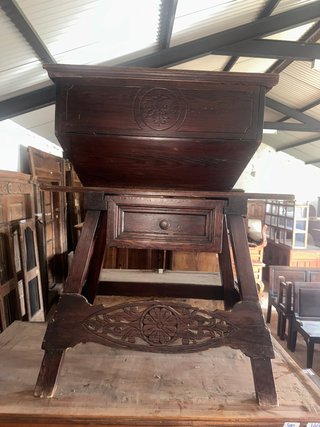 Mueble Bar Antiguo Tipo Cofre