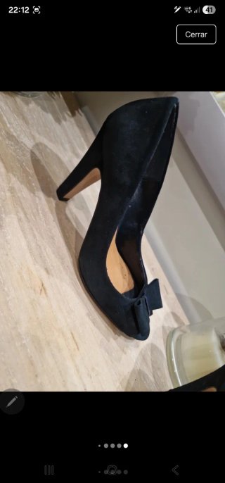 Zapatos de vestir azul marino con lazo