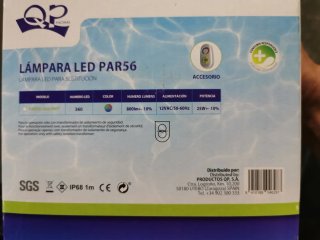 Lámpara Color 360LED PAR56 Piscina Mando distancia