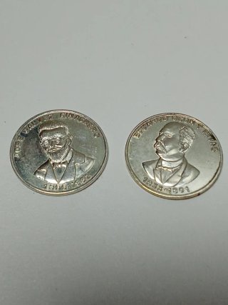 2 Monedas de Plata Ley 925 Personajes de Málaga