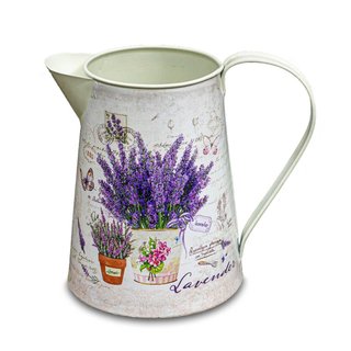 Jarra Metálica Vintage Lavanda