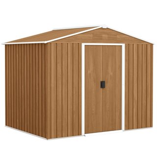 Caja de jardín en acero Lamiera con puertas desliz