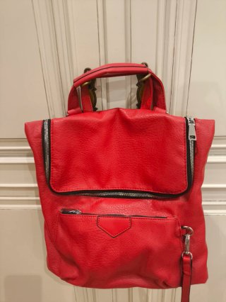 Bolso Mochila Rojo