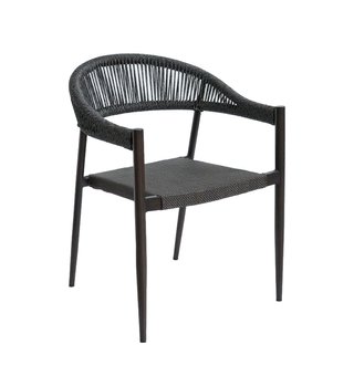 Silla Lumpur cuerda negra exterior hostelería