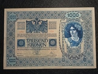 Billete 1000 Coronas Austria 1902