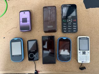 Lote de 8 teléfonos móviles antiguos