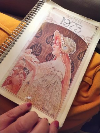 Agenda 1975 Art Nouveau Ayuntamiento Barcelona