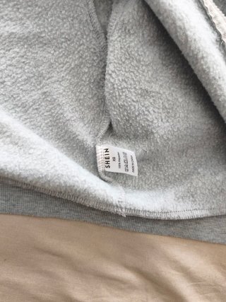 Sudadera Gris Shein Talla XS