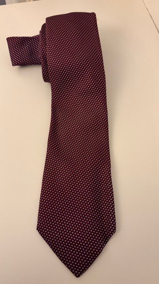 Corbata Roja con Estampado