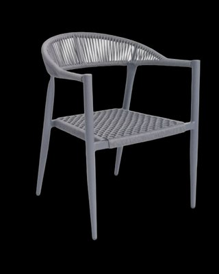 Silla Paya cuerda gris exterior hostelería