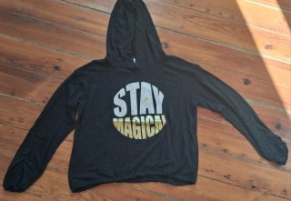 Camisola com Capuz H&M Preta