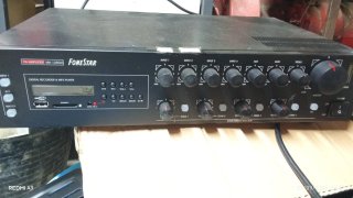 Amplificador y equipo fonestar.
