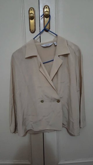 Camisa Zara Beige